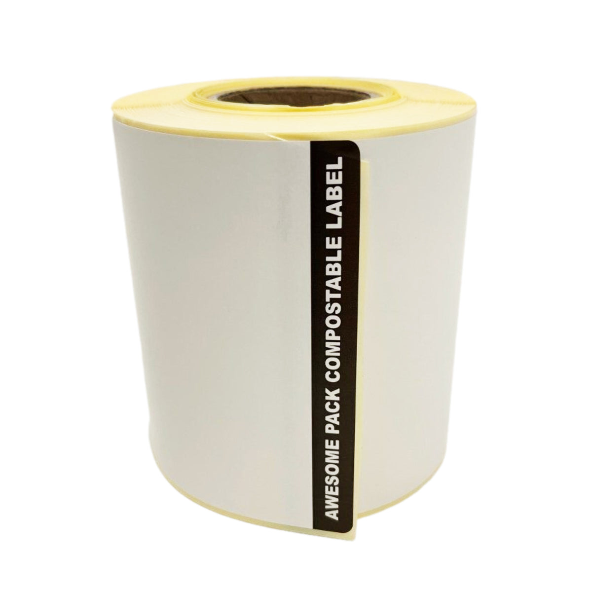 Compostable Labels 100x150mm 250 Labels/Roll [For Direct thermal Print