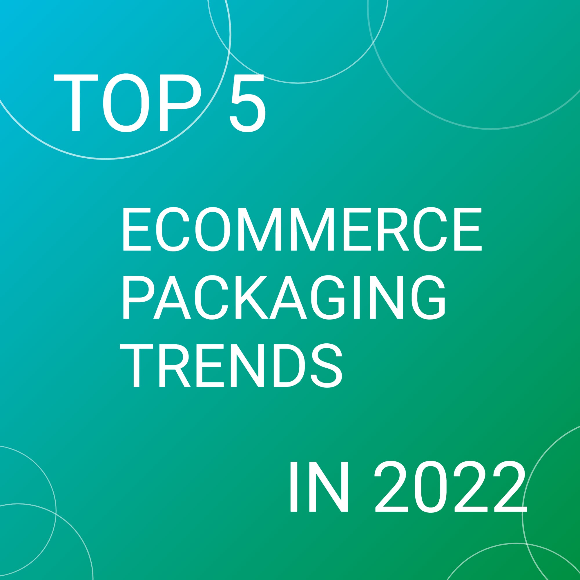 Top 5 Ecommerce Packaging Trends in 2022