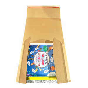 Self Sealing Book Wrap Mailing Box 330 x 280 x 80mm B4 Size [Cardboard Shipping Carton] [No Tape Required]