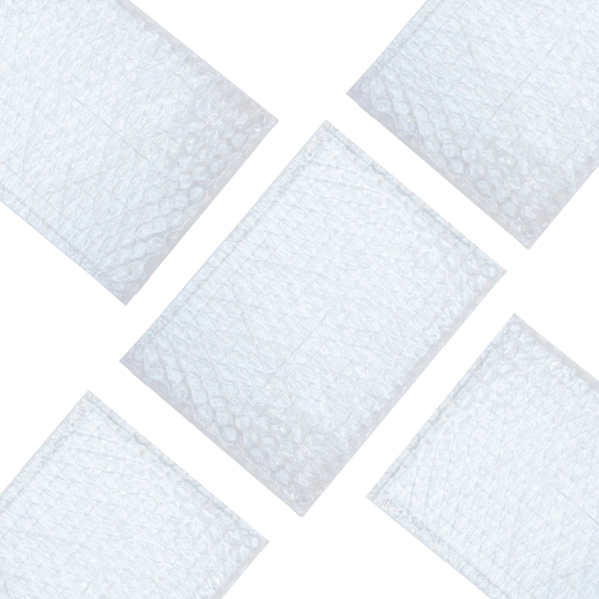 SAMPLES of 4 Bubble Pouch Bag Plastic Padded Bubble Wrap Bag