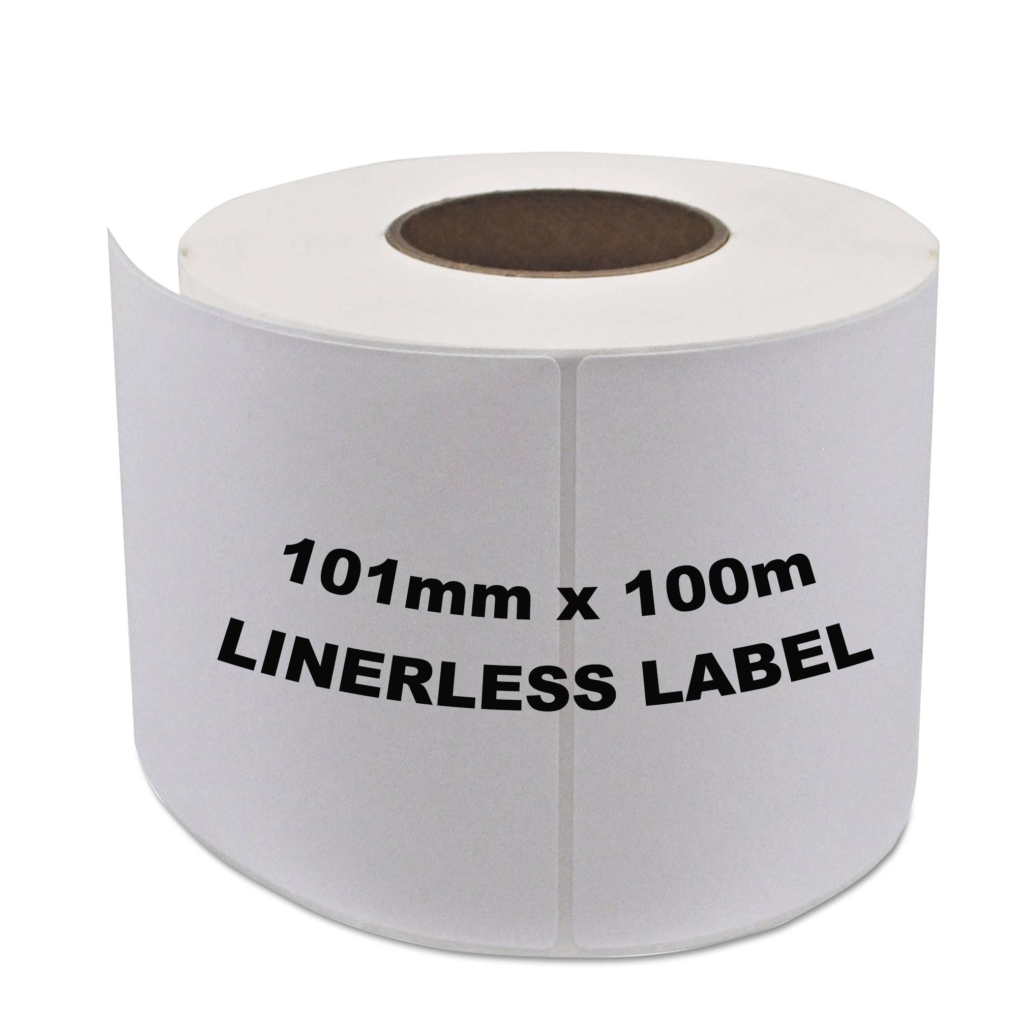 Linerless Direct Thermal Printer Labels 101mm x 100m [25mm Core]