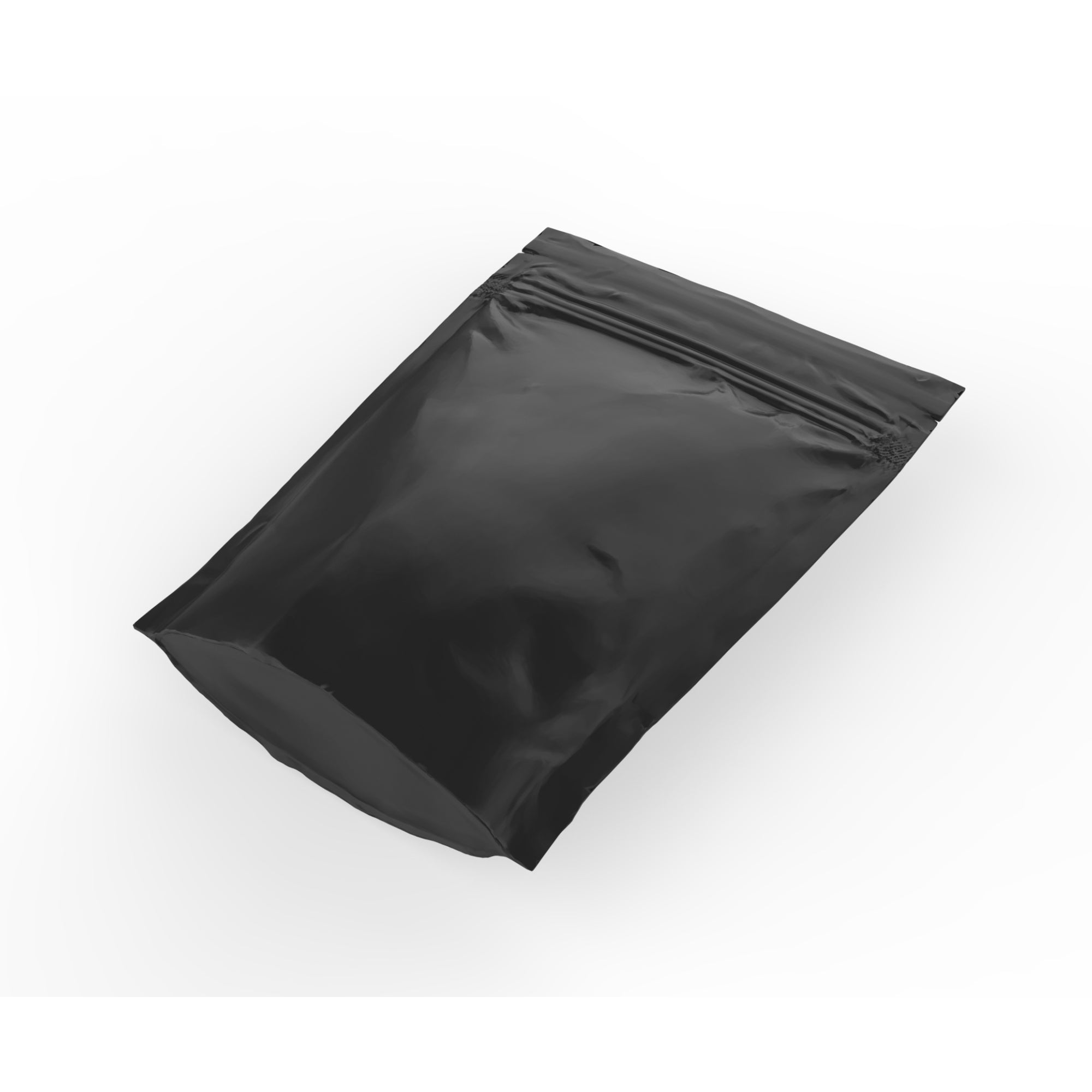 Black Aluminium Foil Bag [Mylar Stand Up Pouch] [105x150mm]