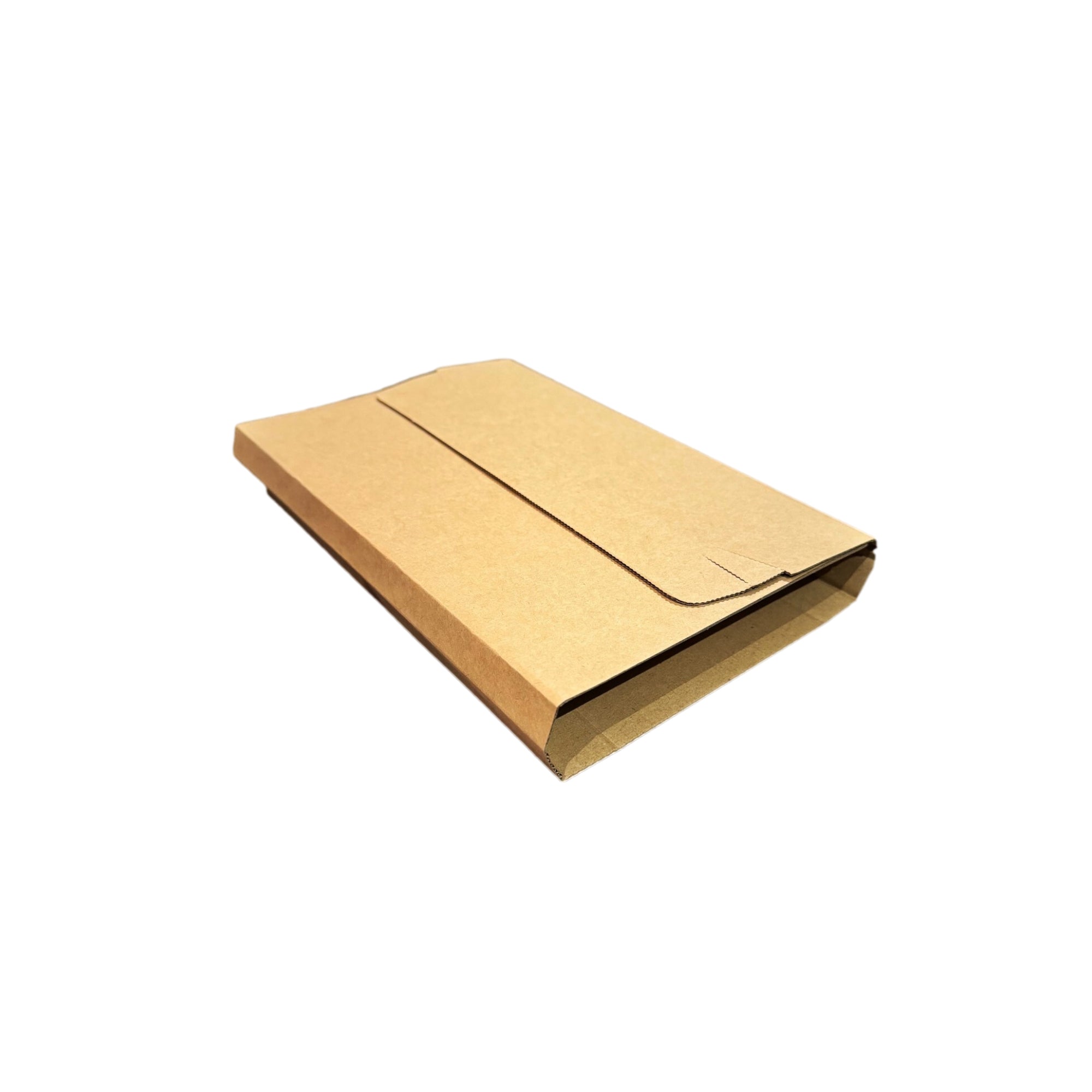 Samples of Self Sealing Book Wrap Mailing Box [Cardboard Shipping Carton] [No Tape Required] [Easy Fold]