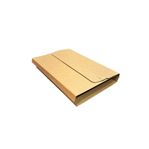Self Sealing Book Wrap Mailing Box 217 x 155 x 80mm A4 Size [Cardboard Shipping Carton] [No Tape Required]
