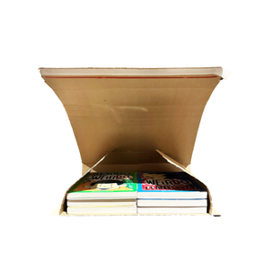 Self Sealing Book Wrap Mailing Box 302 x 215 x 80mm A4 Size [Cardboard Shipping Carton] [No Tape Required]