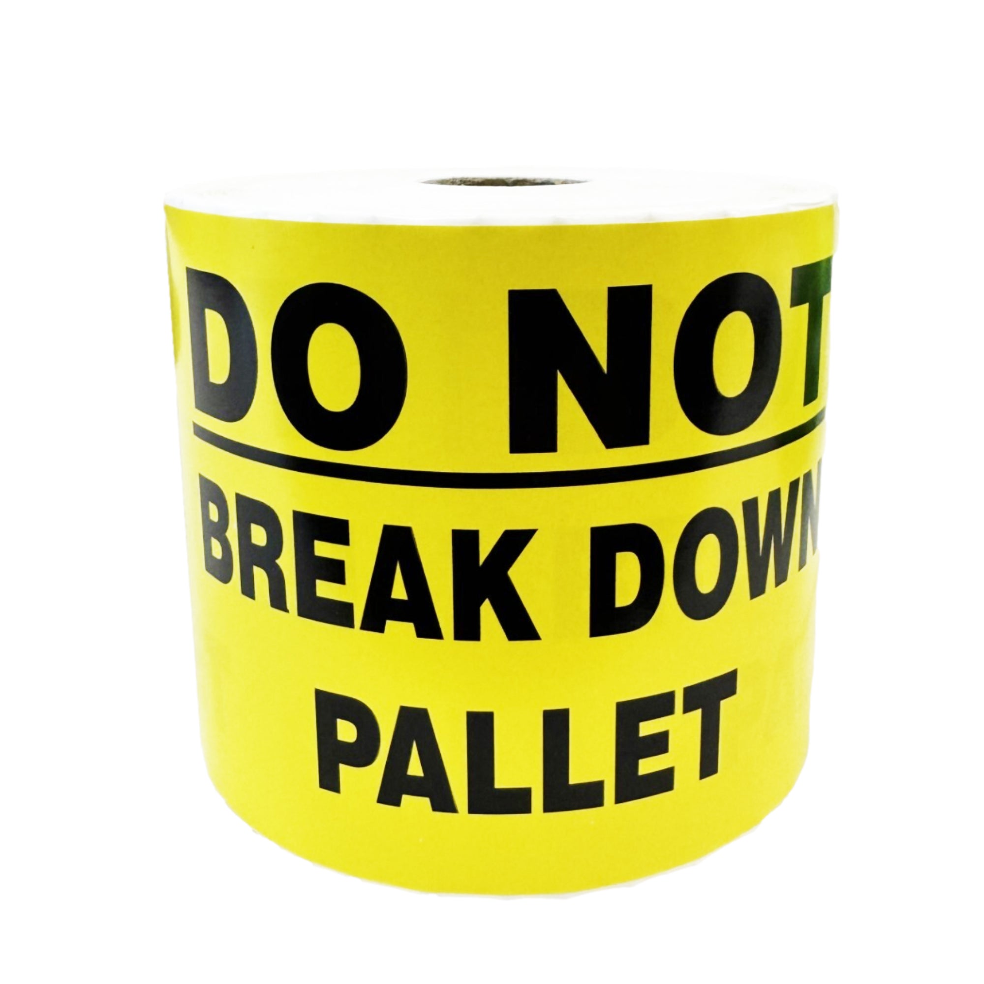 Do Not Break Down Label 150x100mm Yellow Adhesive Sticker 500 Labels/Roll