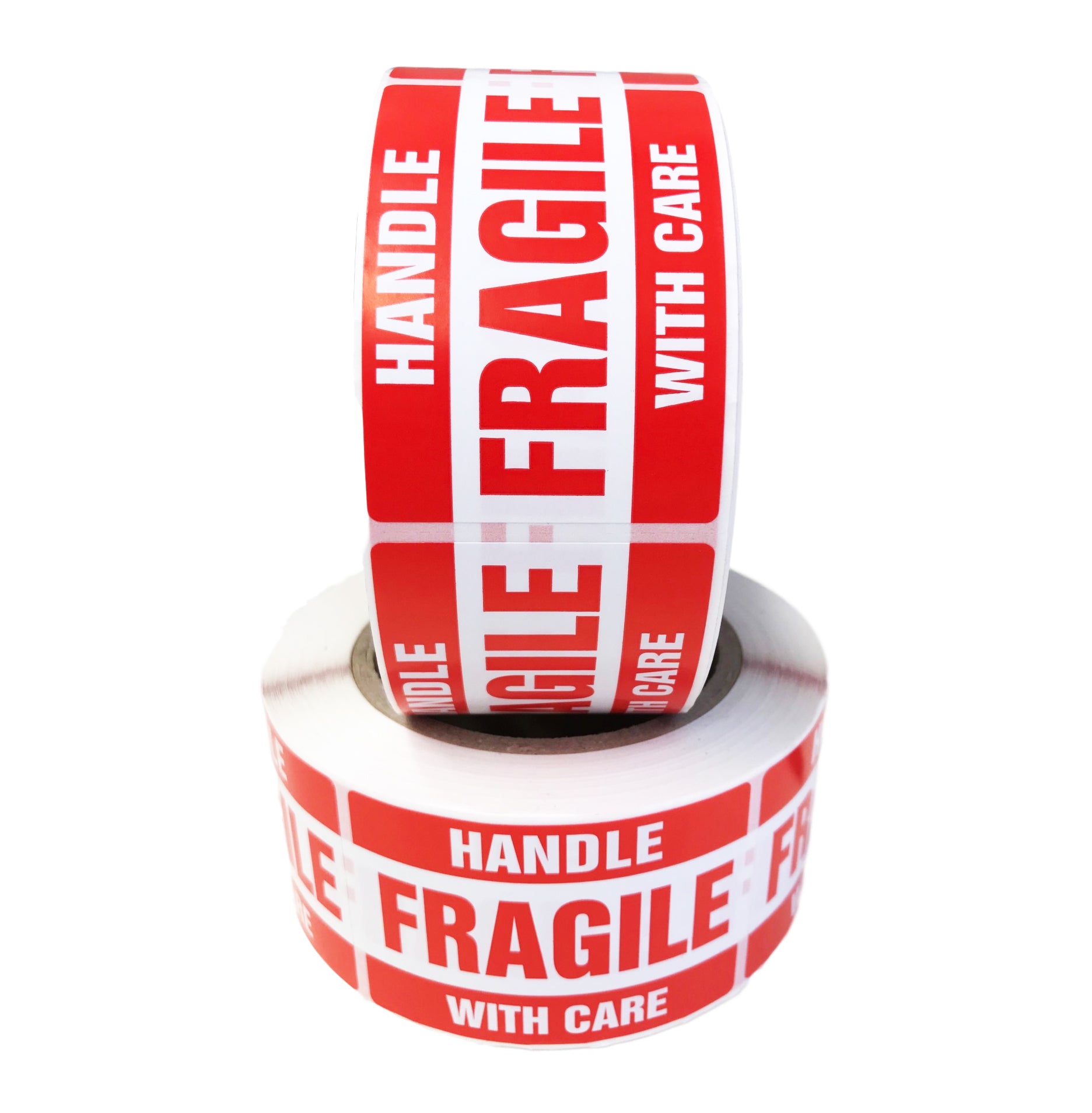 Fragile Label 50.8x76.2mm Handle With Care Adhesive Sticker 550 Labels/Roll
