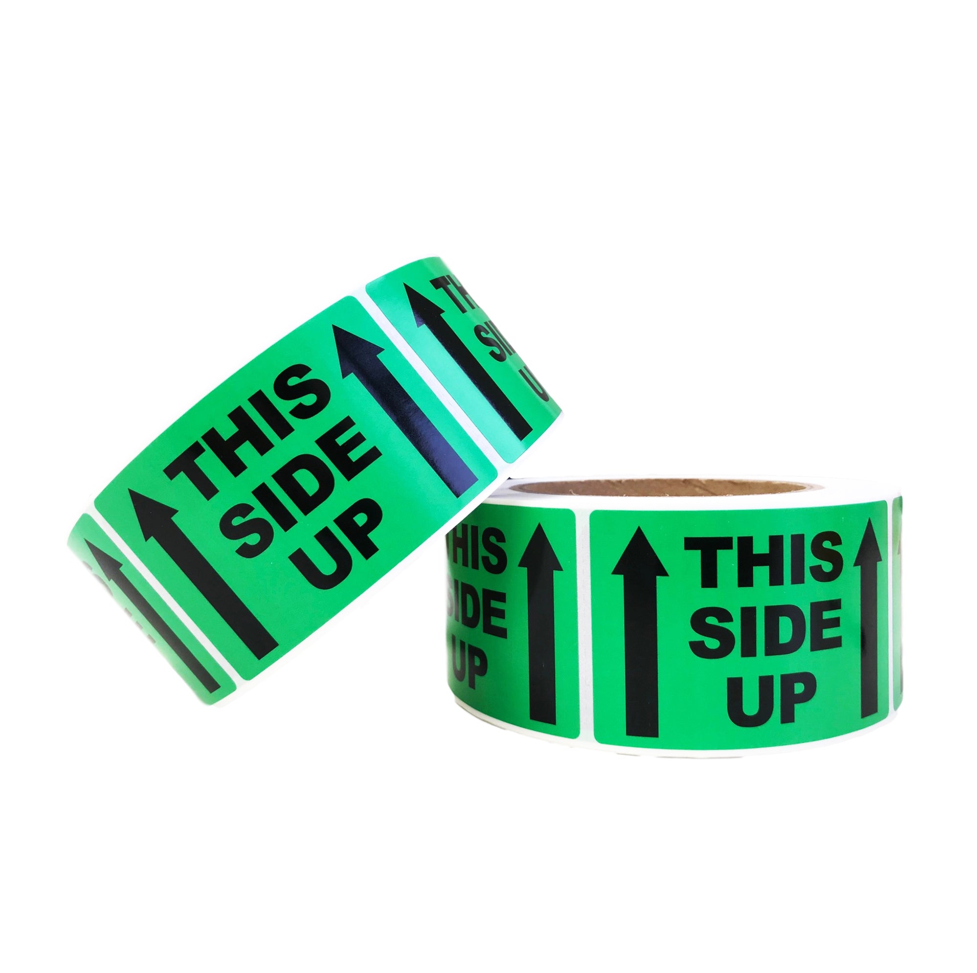 This Side Up Printed Label 50.8x76.2mm Handle With Care Adhesive Sticker 550 Labels/Roll