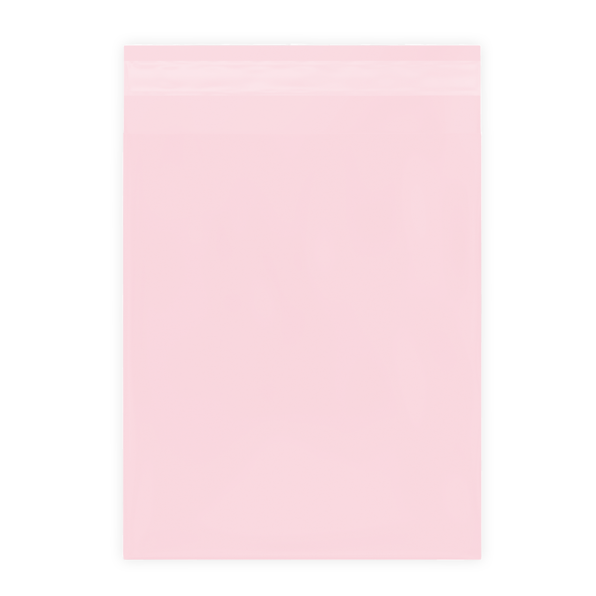 SAMPLES of All 6 Pink Courier Bag Sizes [Poly Mailers] [Mailing Satchels]
