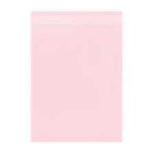 SAMPLES of All 6 Pink Courier Bag Sizes [Poly Mailers] [Mailing Satchels]