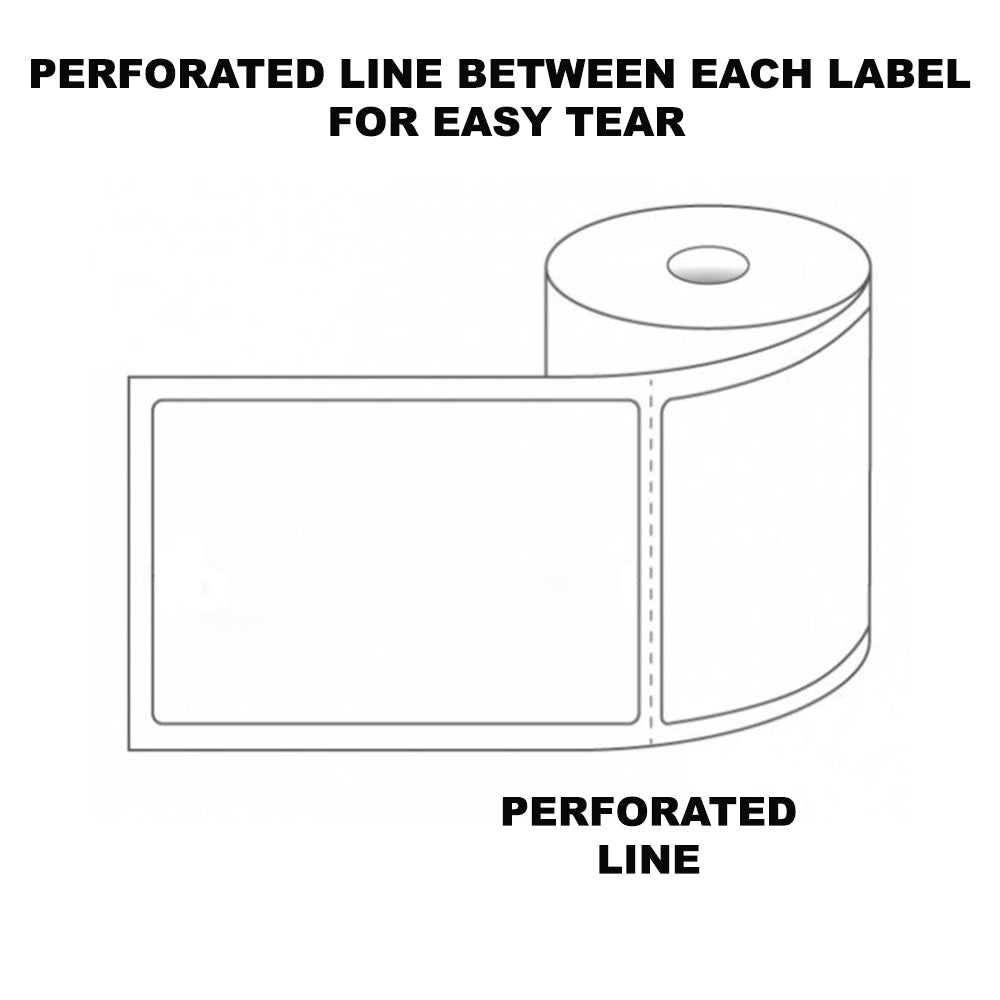 StarTrack Shipping Labels 100x150mm 500 Labels/Roll [For Zebra Direct Thermal Desktop Printers]