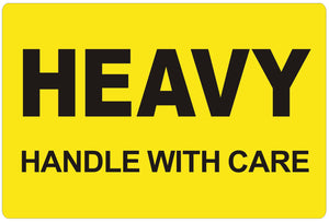 Heavy Printed Label 50.8x76.2mm Handle With Care Adhesive Sticker 550 Labels/Roll