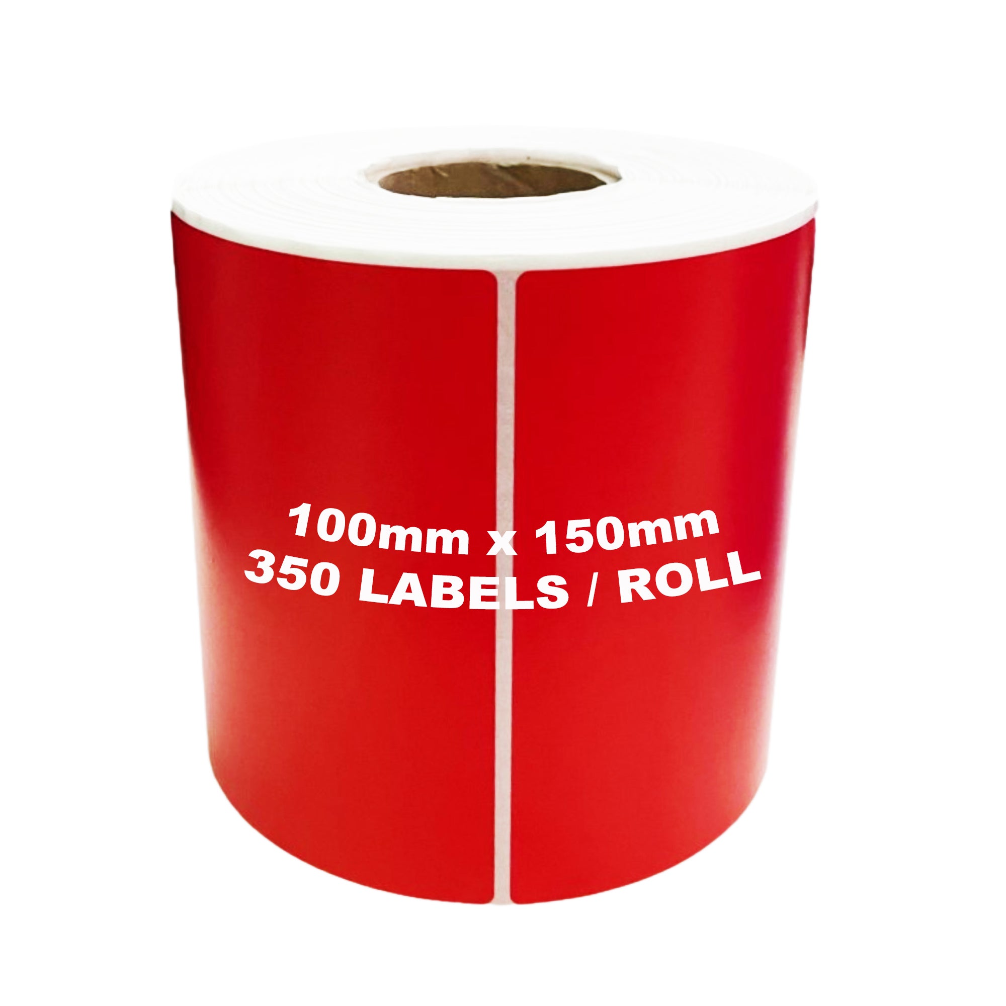 ZEBRA & ALL Direct Thermal Printer Compatible RED Labels 100mm x 150mm