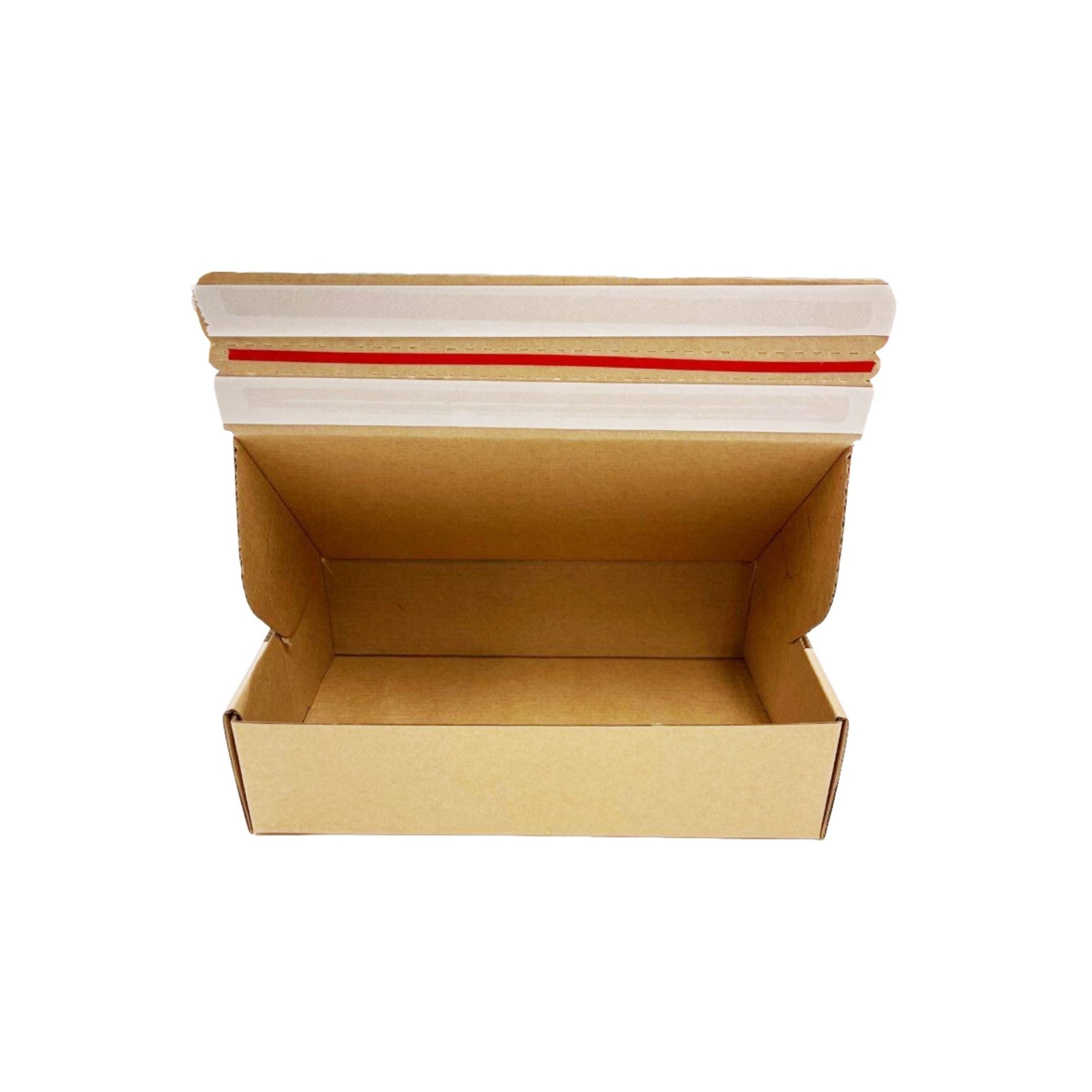 Self Sealing Mailing Box 240 x 150 x 60mm [Cardboard Shipping Carton] [No Tape Required]