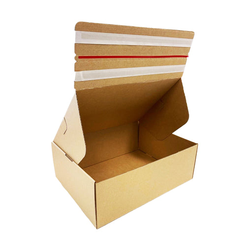 Self Sealing Mailing Box 310 x 230 x 105mm [Cardboard Shipping Carton] [No Tape Required]