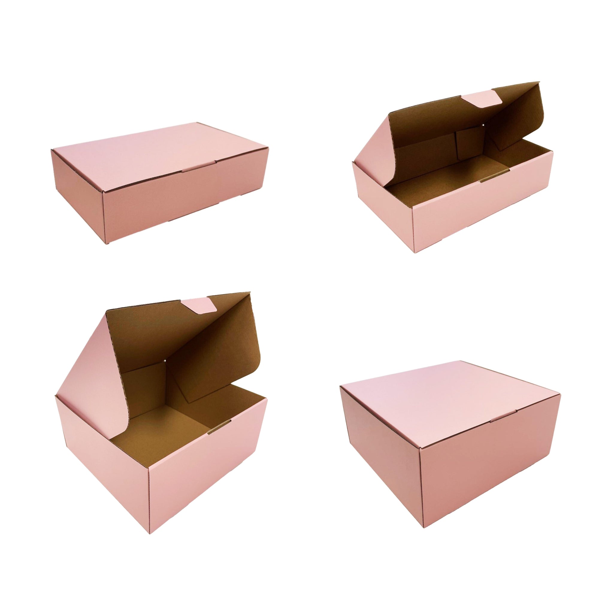 Samples of All Pink Gift Boxes & Die Cut Boxes [Cardboard Boxes] [Light Rose]