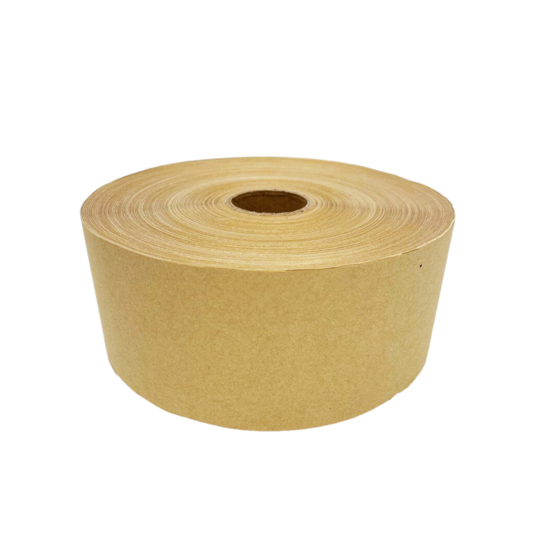 Kraft Water Activated Tape Brown Paper Gummed Packing Tape [70mm x 184m] 110 Micron Thickness