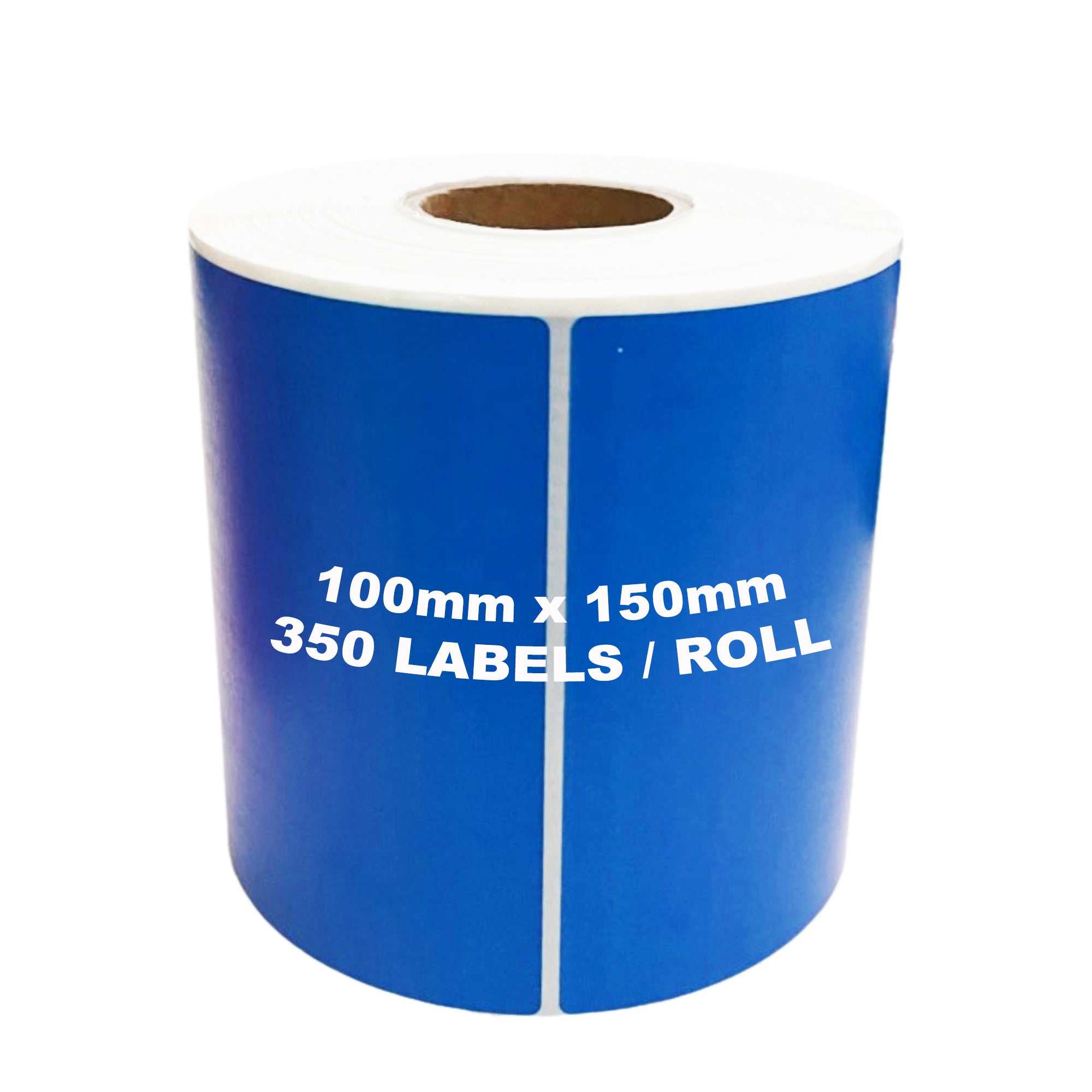 ZEBRA & ALL Direct Thermal Printer Compatible BLUE Labels 100mm x 150mm 350 Labels/Roll