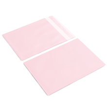 SAMPLES of All 6 Pink Courier Bag Sizes [Poly Mailers] [Mailing Satchels]