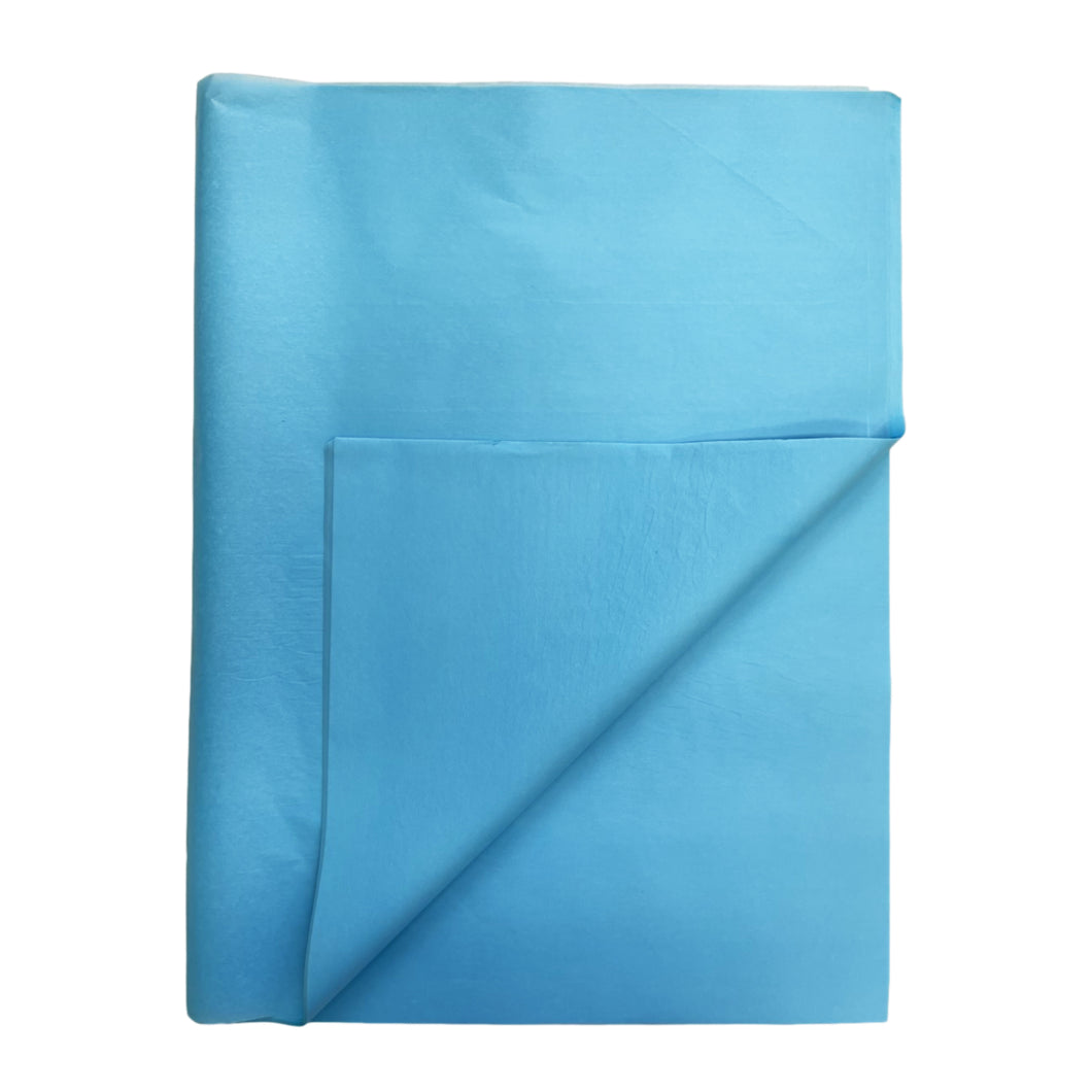 Light blue Tissue Paper 500x750mm Acid Free 17gsm