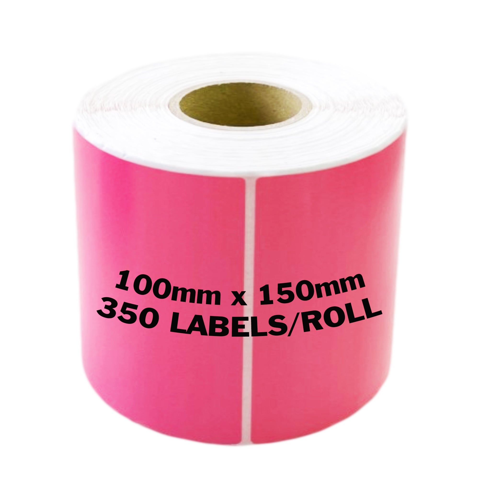 Multiple Labels Pink ZEBRA & ALL Direct Thermal Printer Compatible PINK Labels 100mm x 150m