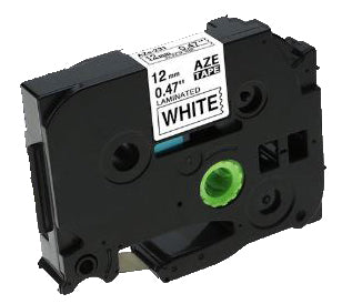 Brother Compatible TZe-231 Label Tape [12mm x 8m] [Black on White] TZ231