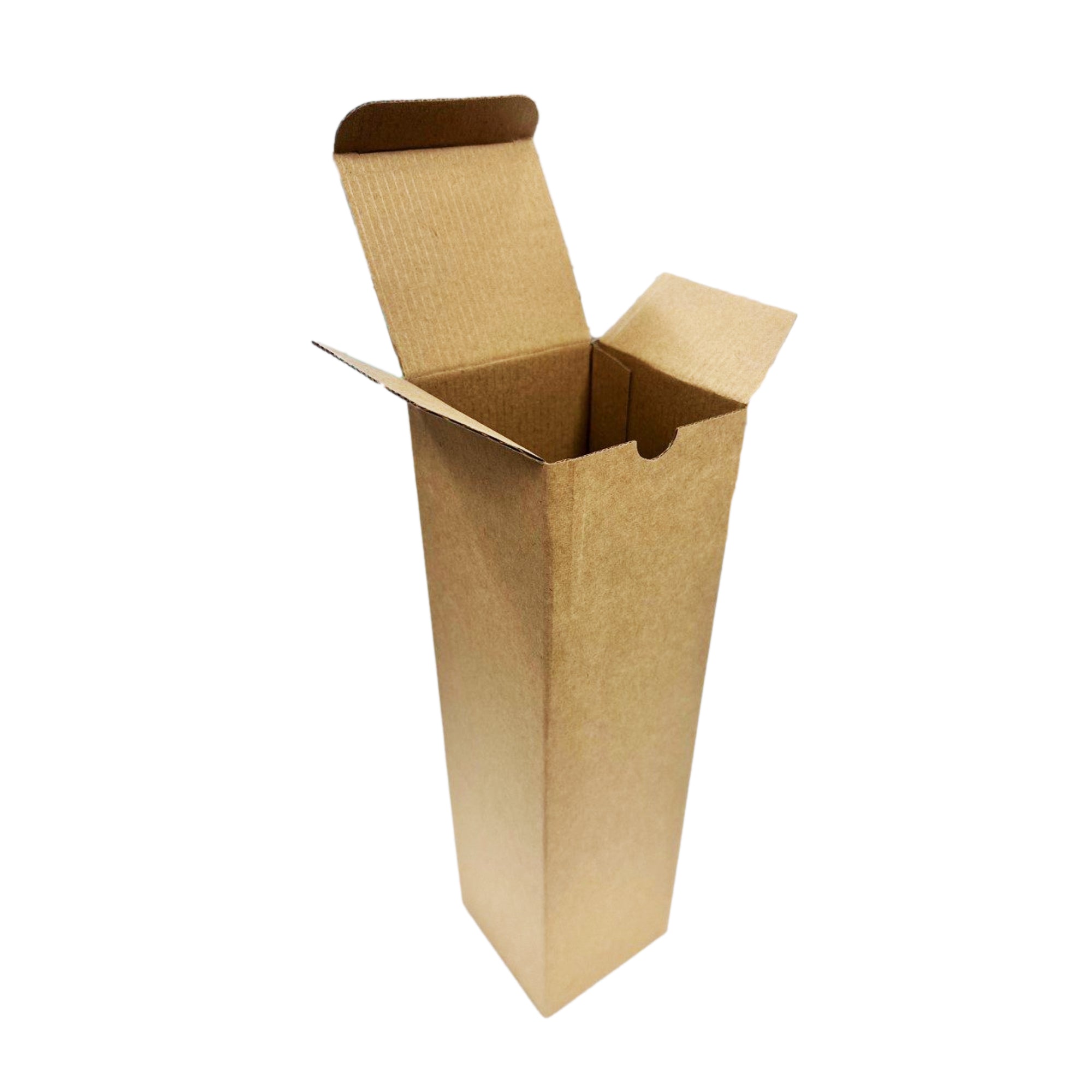 Wine Bottle Mailing Box 87 x 87 x 325mm [Brown Die Cut Boxes]